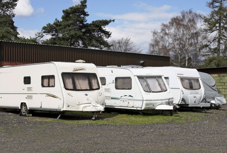Open Storage of Caravans